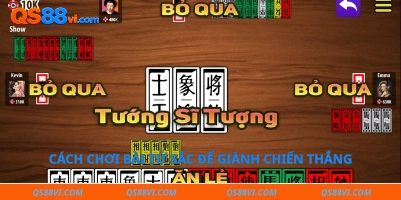 Cách chơi bài tứ sắc để giành chiến thắng