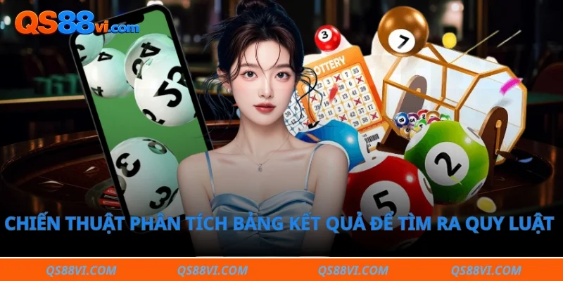 Chiến thuật phân tích bảng kết quả để tìm ra quy luật số về lô xiên