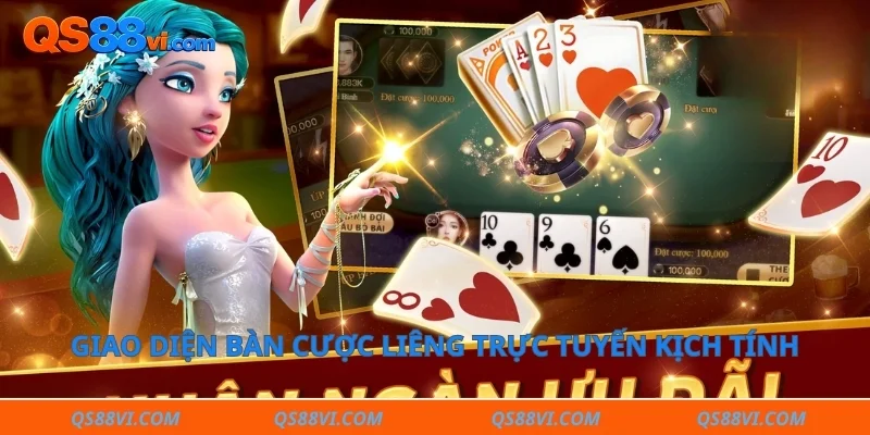 Giao diện bàn cược liêng trực tuyến kịch tính và sòng phẳng