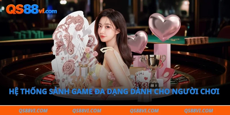 Hệ thống sảnh game đa dạng dành cho người chơi trực tuyến