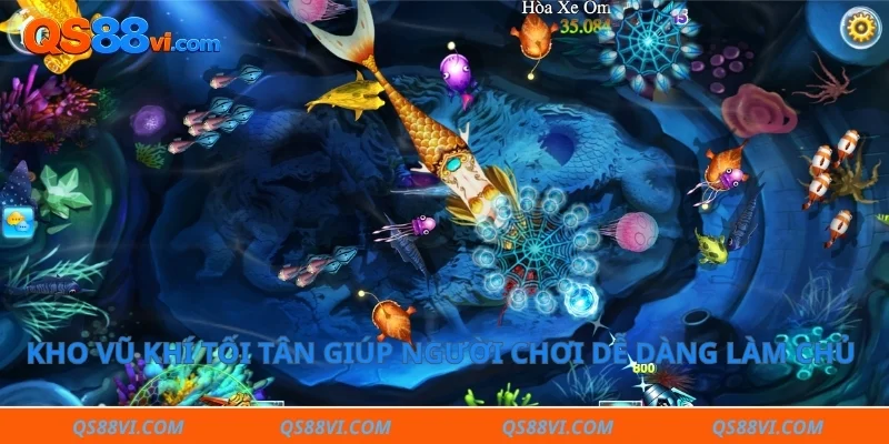 Kho vũ khí tối tân giúp người chơi dễ dàng làm chủ đại dương 