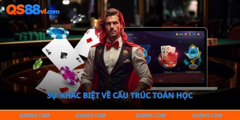 Sự khác biệt về cấu trúc toán học giữa hai trường phái trong Poker