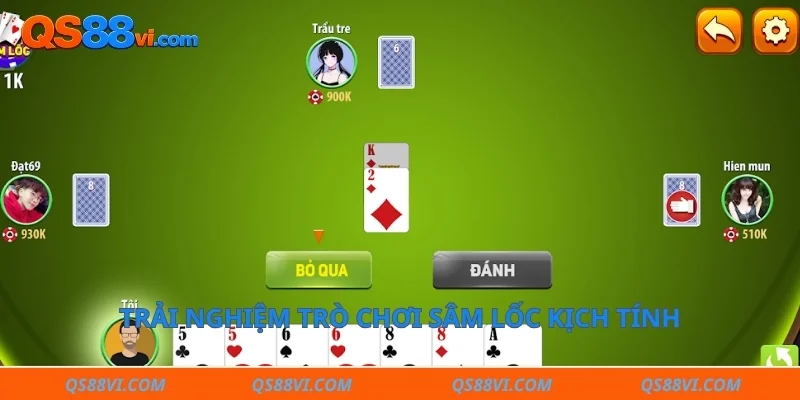 Trải nghiệm trò chơi sâm lốc kịch tính trên các cổng game trực tuyến